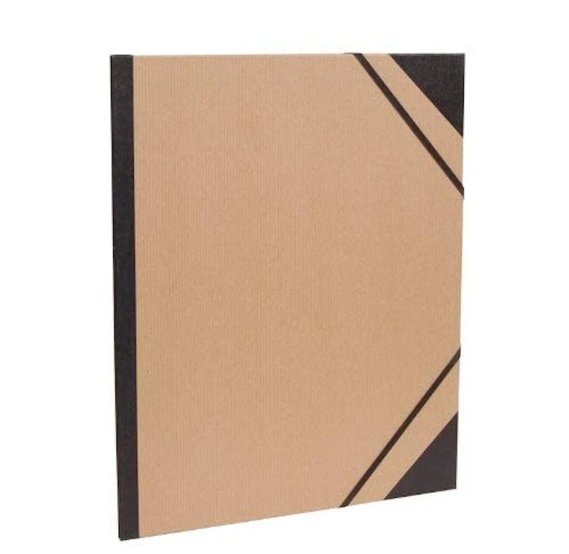 Brown Kraft Folder with Elastic