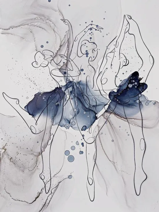 Kamenskaya Ink Set 'Ballerinas'