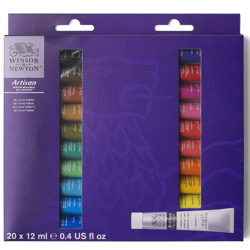 Winsor and Newton - Artisan Oil Colour Watermixable - 20 x 12ml Tube Set