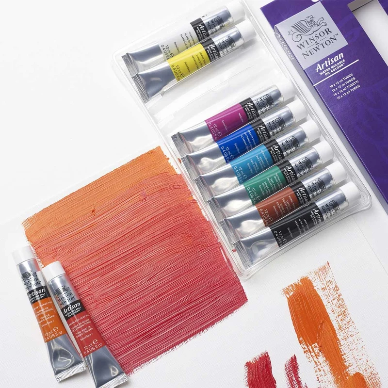 Winsor and Newton - Artisan Oil Colour Watermixable - 10 x 12ml Tube Set