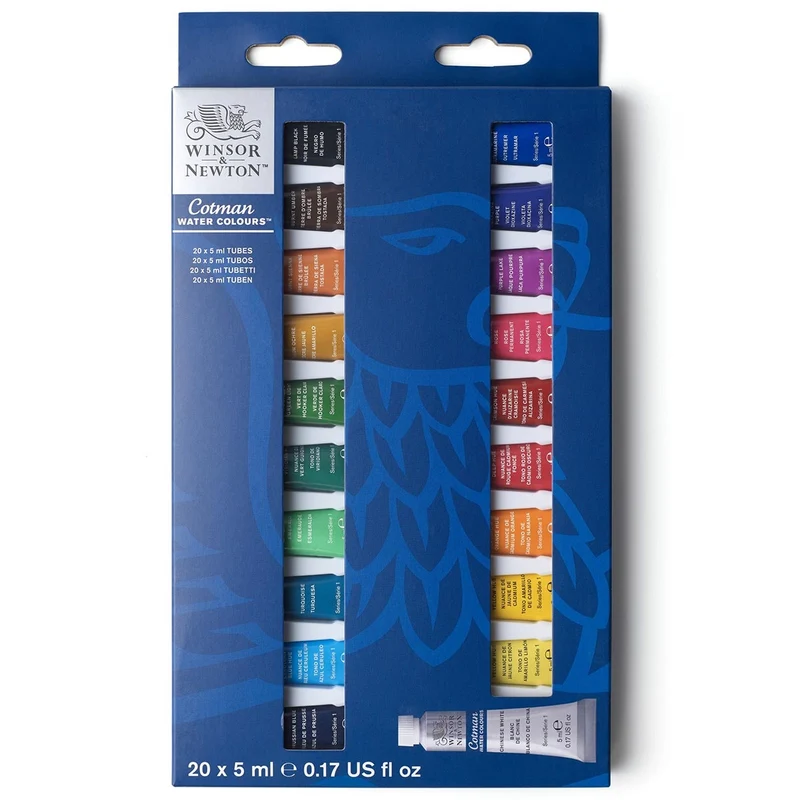 Winsor and Newton - Cotman Watercolour Discovery Set 20x5ml