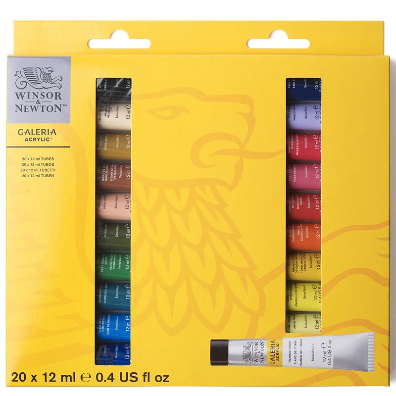 Winsor and Newton - Galeria Acrylic Tube Discovery Set - 20 x 12ml