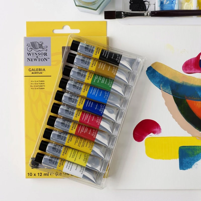 Winsor and Newton - Galeria Acrylic Tube Discovery Set - 10 x 12ml
