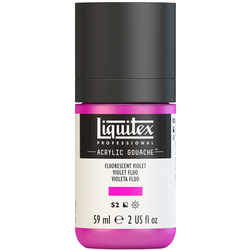 Liquitex - Acrylic Gouache 59ml S2 - Fluorescent Violet