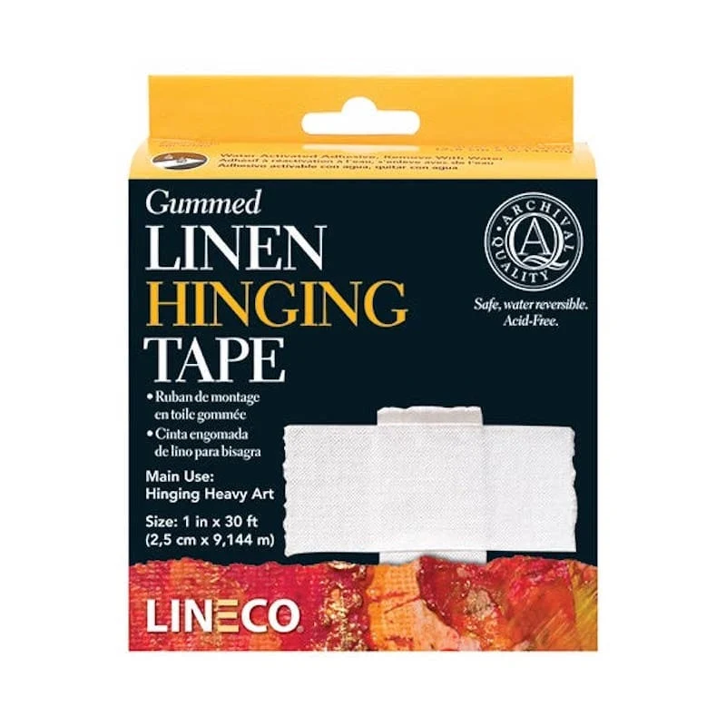 Linen Hinging Tape Gummed Roll 1”x30” (2.5cm x 9.14m)