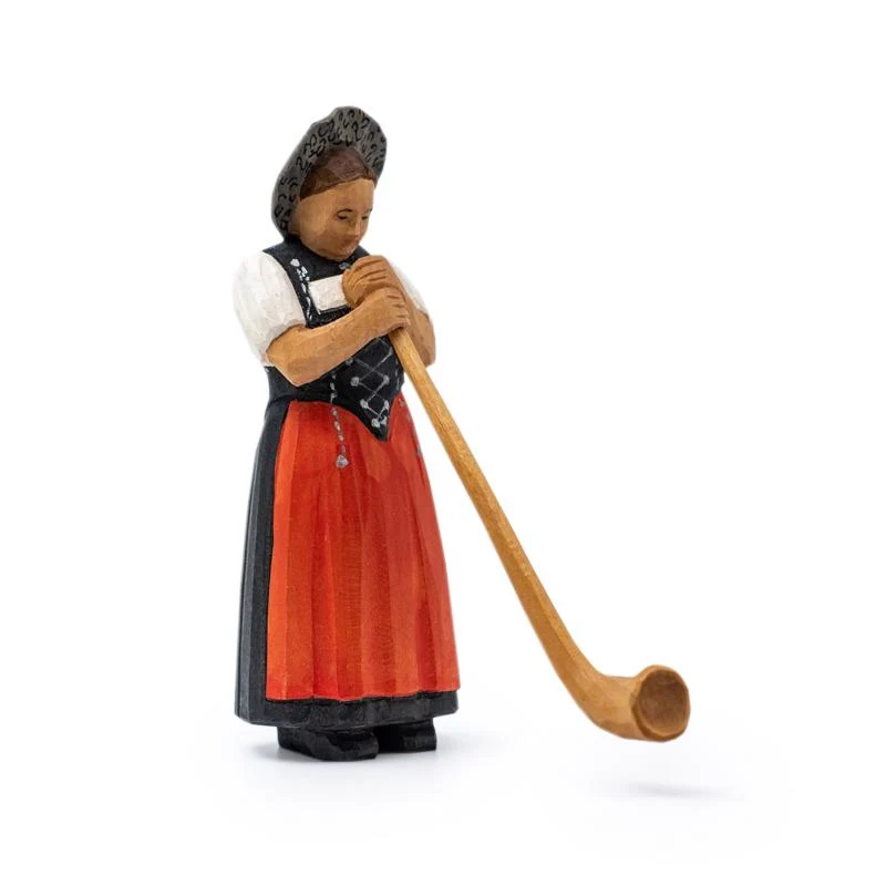 Bernerin mit Alphorn