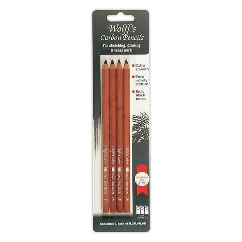 Wolff's Carbon Pencil Set of 4
