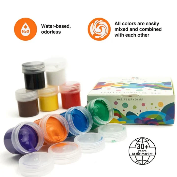 Kompozit Gouache Paint Set CLASSIC 9x20 ml