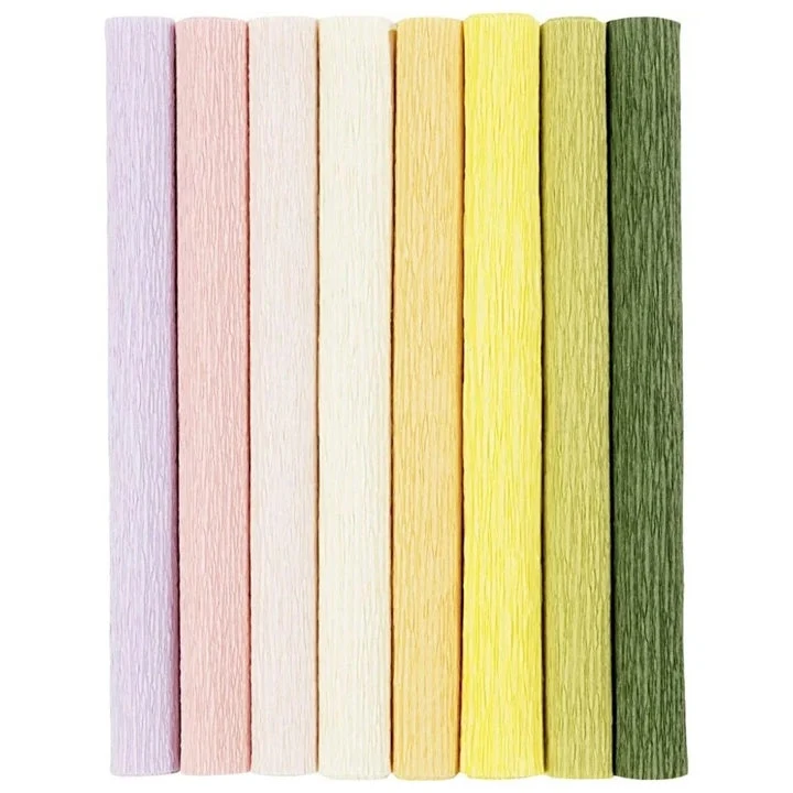 Crepe Paper, 25×60 cm, Set of 8
