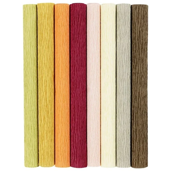 Crepe Paper, 25×60 cm, Set of 8