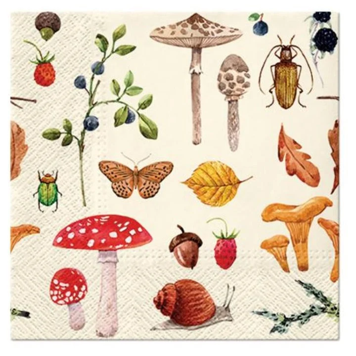 Decoupage Napkins Forest Botany - 1 pc