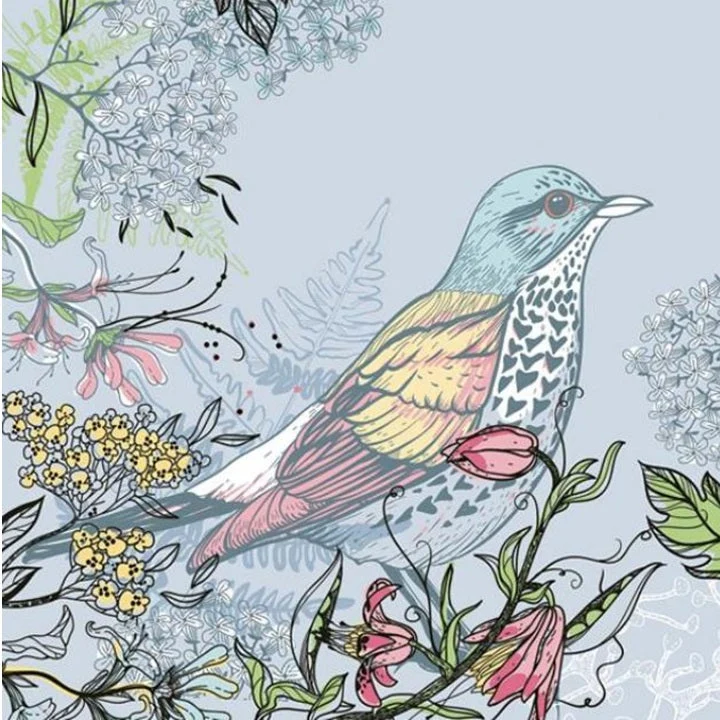 Decoupage Napkins Forest Bird - 1 pc