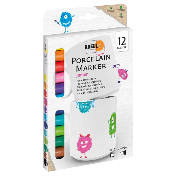 KREUL Porcelain Markers Set of 12