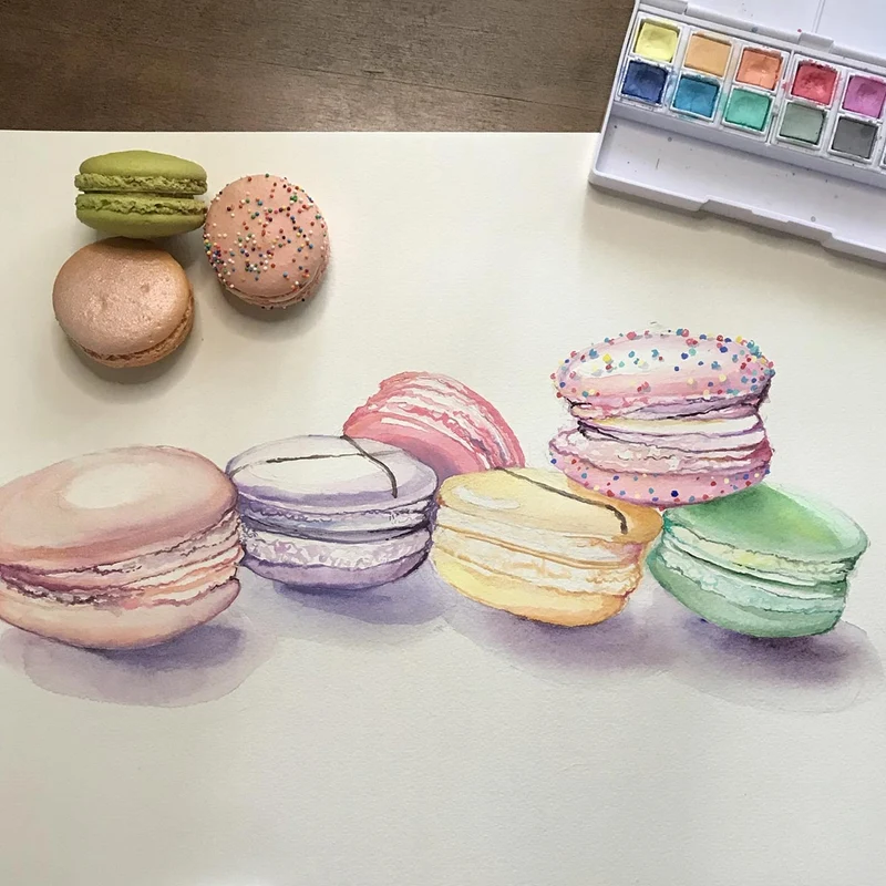 Derwent - Watercolour Pastel Shades Paint Pan Set