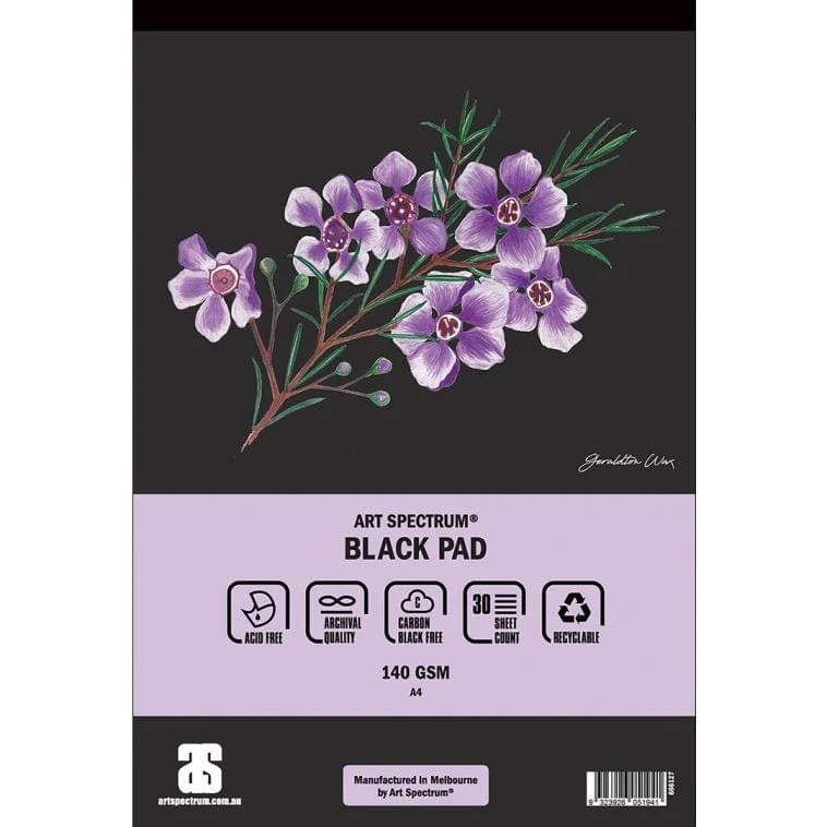 AS Black Paper Pad A3 140gsm
