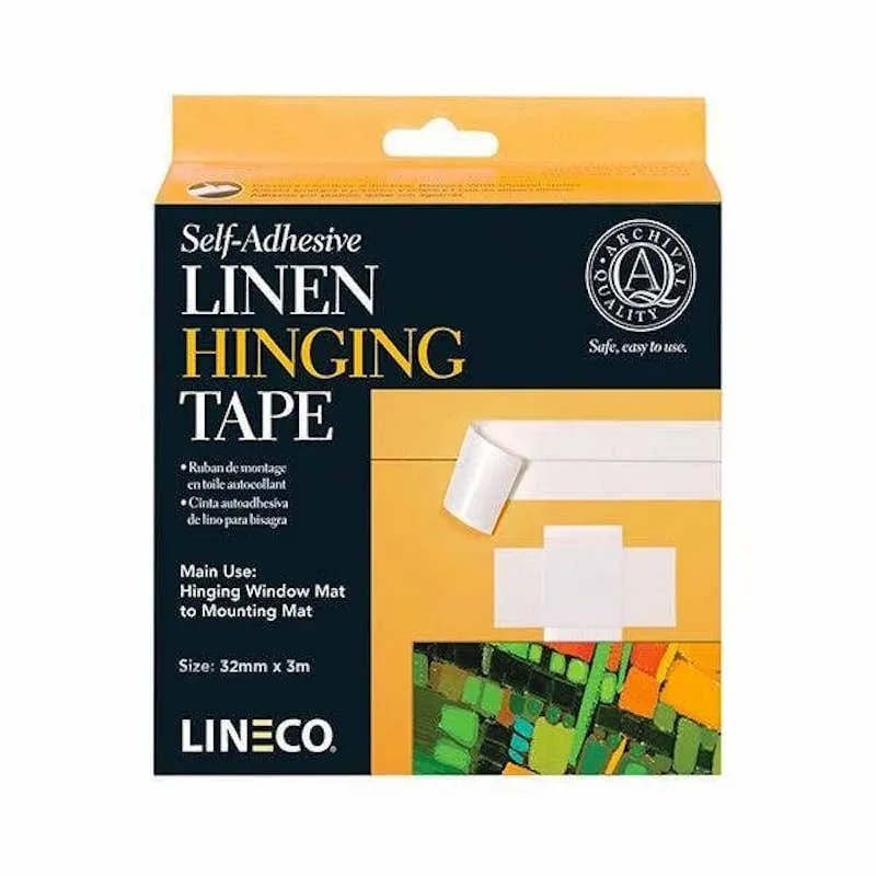 Linen Hinging Cloth Tape Self Adhesive Roll 1-1/4”x35’ (3.2cm x 10.67m)
