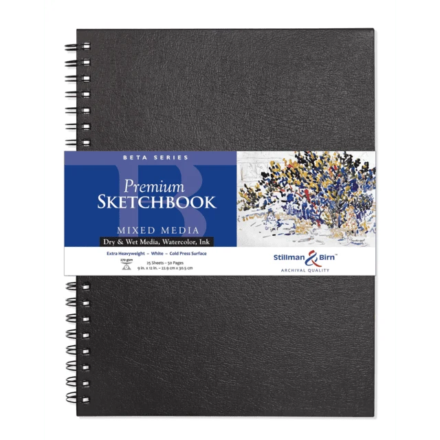 Beta Series Premium Wire Bound Mixed Media Sketchbook