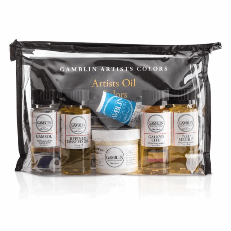 Gamblin 'Must Haves' Oil Painting Medium Set