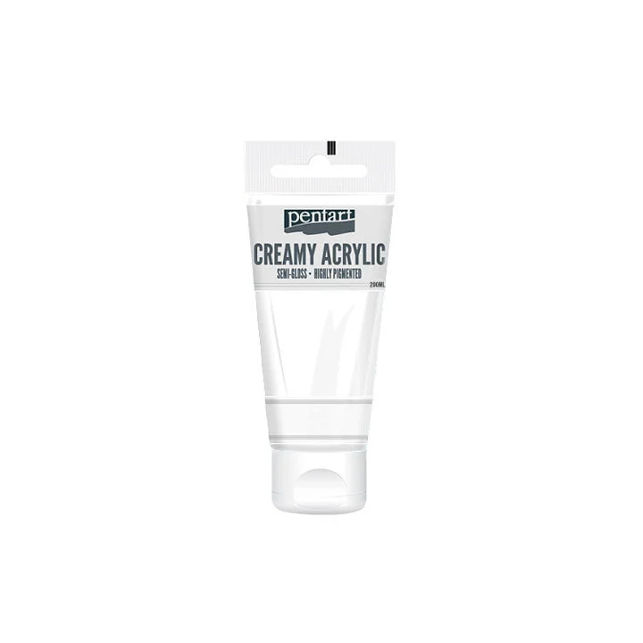 Pentart Creamy Acrylic Paint, Semigloss 200 ml