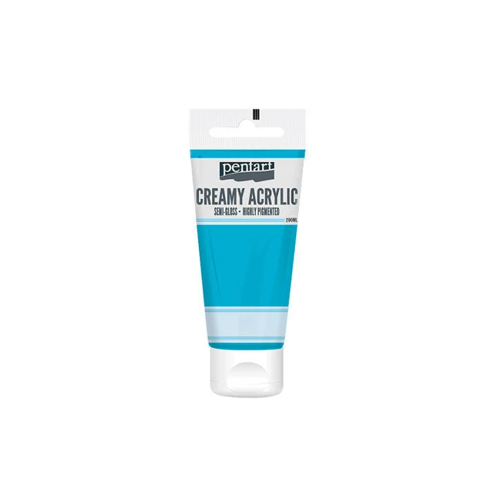 Pentart Creamy Acrylic Paint, Semigloss 200 ml