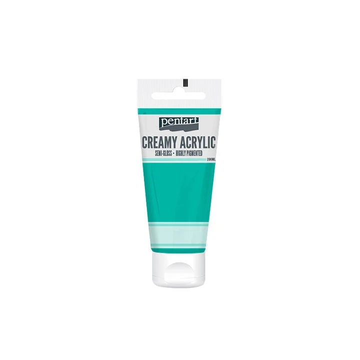 Pentart Creamy Acrylic Paint, Semigloss 200 ml