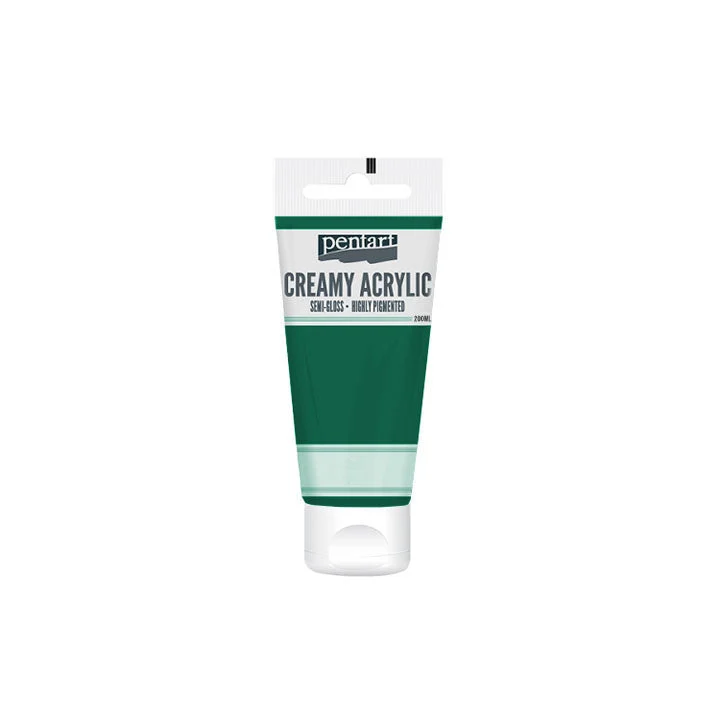Pentart Creamy Acrylic Paint, Semigloss 200 ml
