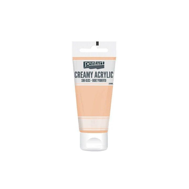 Pentart Creamy Acrylic Paint, Semigloss 200 ml