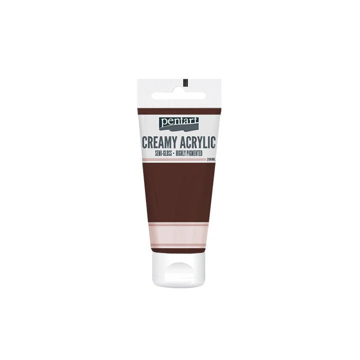 Pentart Creamy Acrylic Paint, Semigloss 200 ml