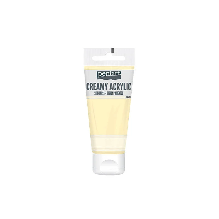 Pentart Creamy Acrylic Paint, Semigloss 200 ml