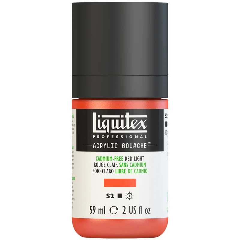 Liquitex - Acrylic Gouache 59ml S2 - Cadimum-Free Red Light