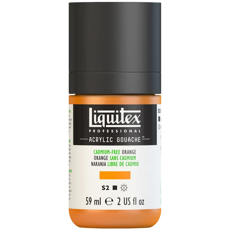 Liquitex - Acrylic Gouache 59ml S2 - Cadmium Free Orange