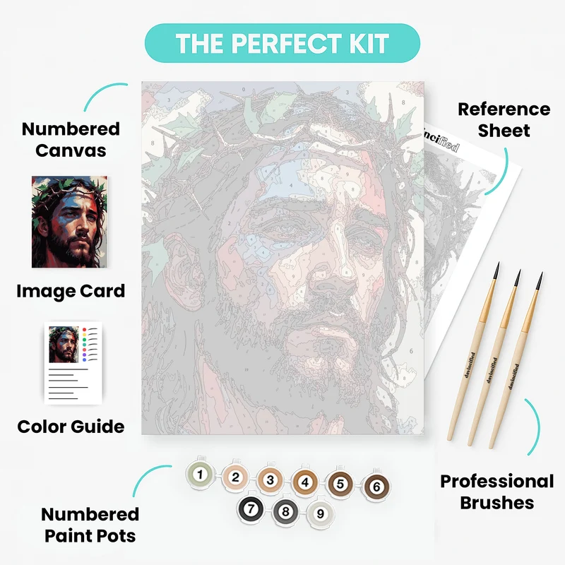 Crown of Thorns - Paint by Numbers Kit
