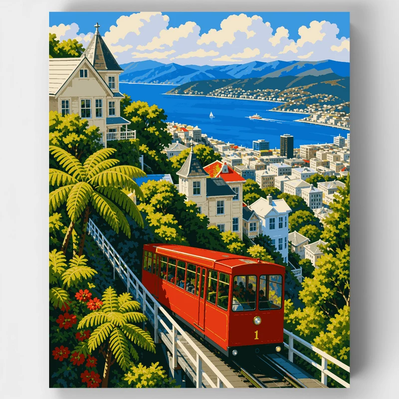 Wellington Cable Car - Paint by Numbers Kit
