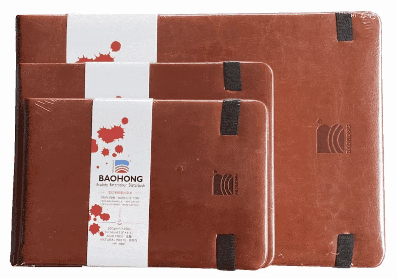 Baohong Academy Watercolour Sketchbook HP 300gsm