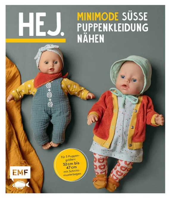HEJ. Minimode - Süsse Puppen-Kleidung nähen