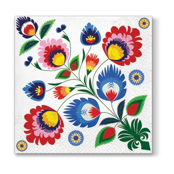 Decoupage Napkins - Folk Pattern - 1 pc