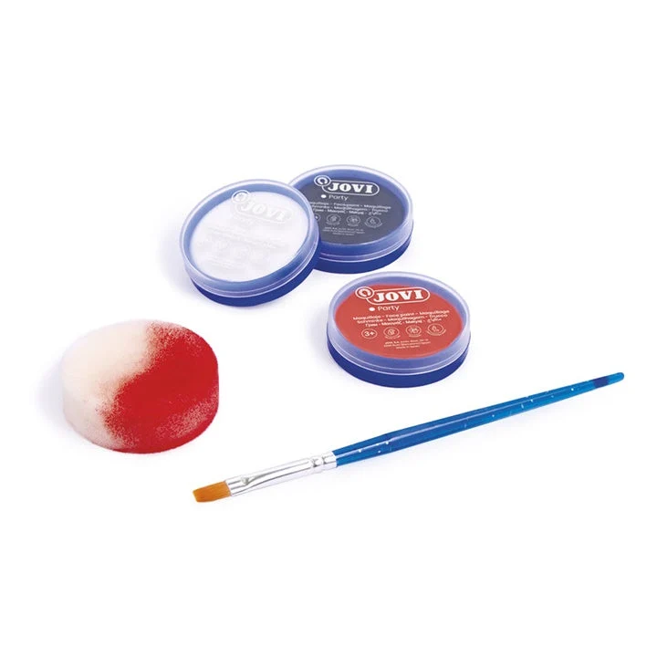 Scary Face Paint Set with Accessories, 3 x 8 ml