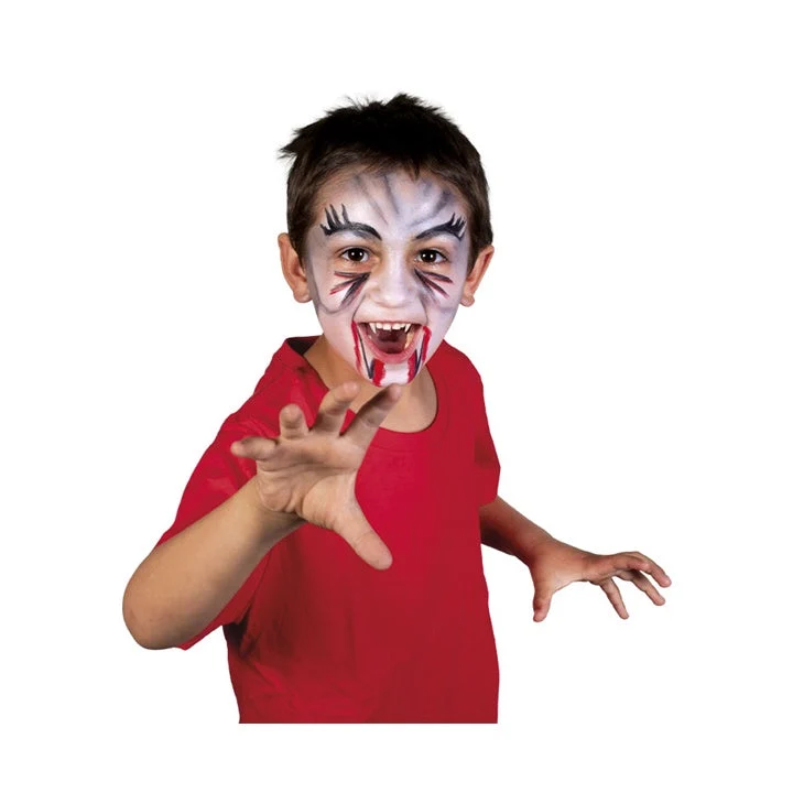 Scary Face Paint Set with Accessories, 3 x 8 ml