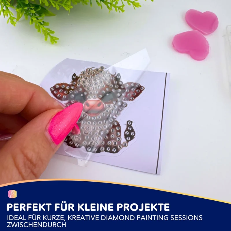 Diamond Painting Sticker - Niedliche Tierchen