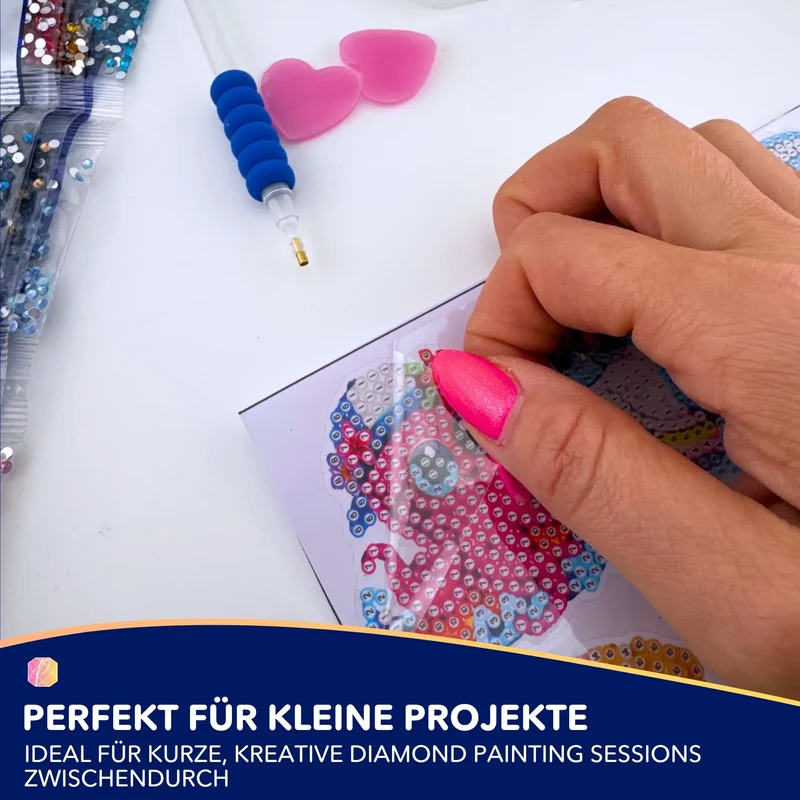 Diamond Painting Sticker - Kleine Surfer