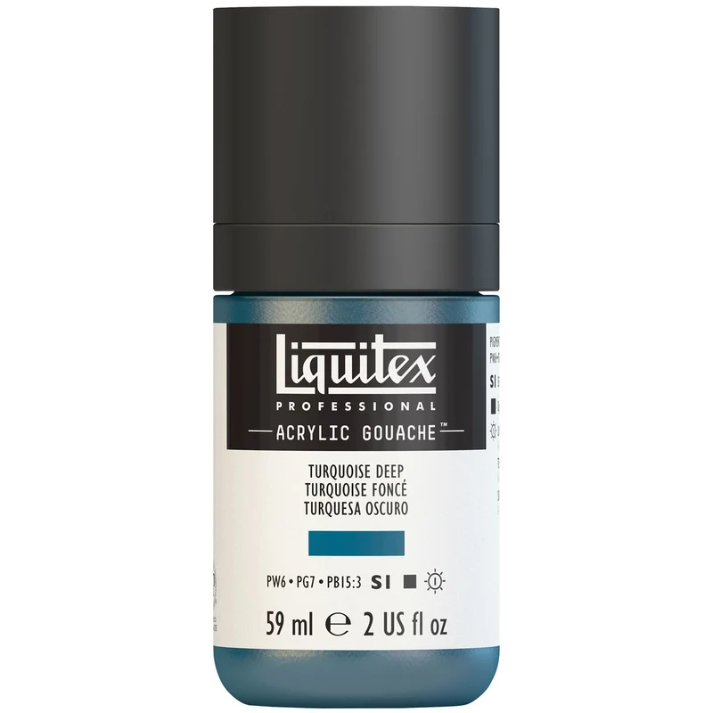 Liquitex - Acrylic Gouache 59ml S1 - Turquoise Deep