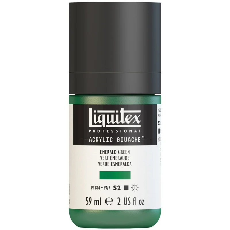 Liquitex - Acrylic Gouache 59ml S2 - Emerald Green