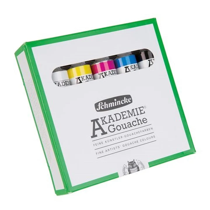 Schmincke AKADEMIE Gouache Set in Tubes, 5 x 20 ml