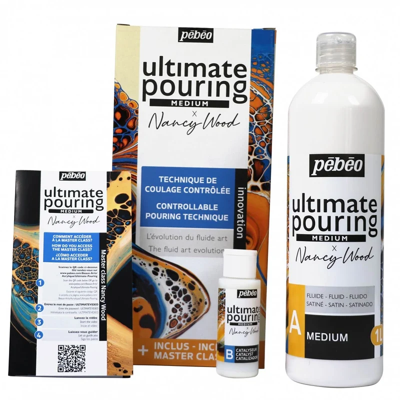 Pebeo - Ultimate Pouring Medium - Satin 1 Litre