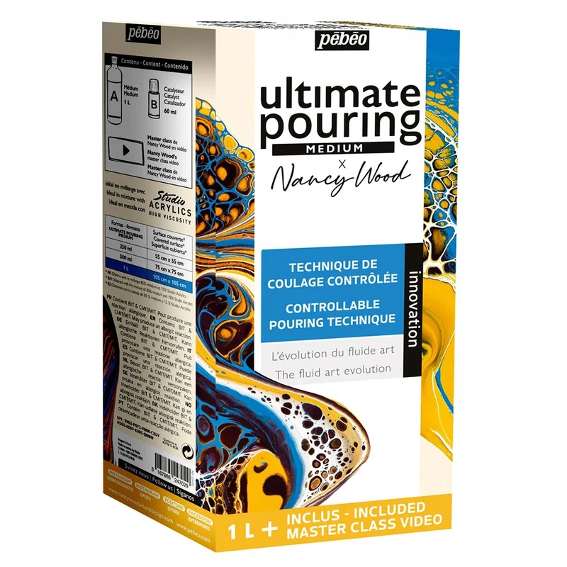 Pebeo - Ultimate Pouring Medium - Satin 1 Litre