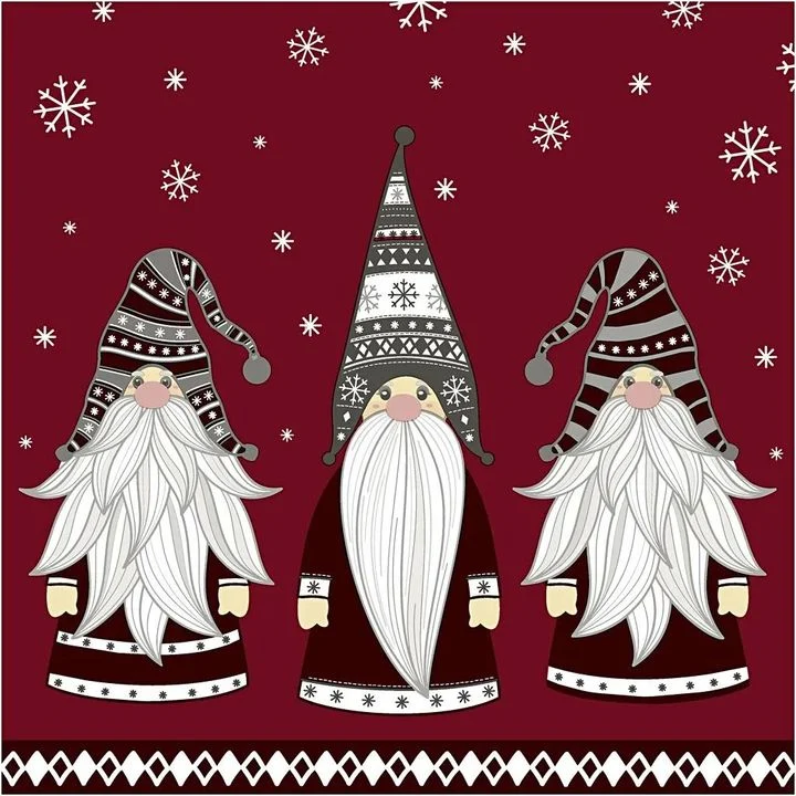 Gnomes Decoupage Napkins