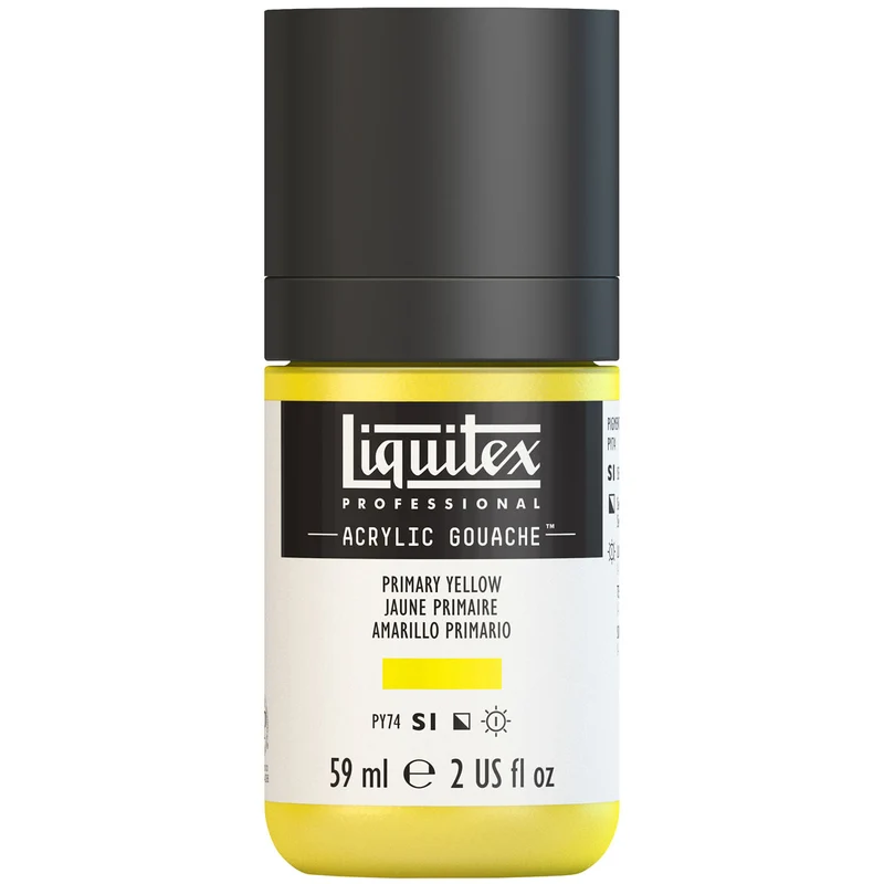Liquitex - Acrylic Gouache 59ml S1 - Primary Yellow