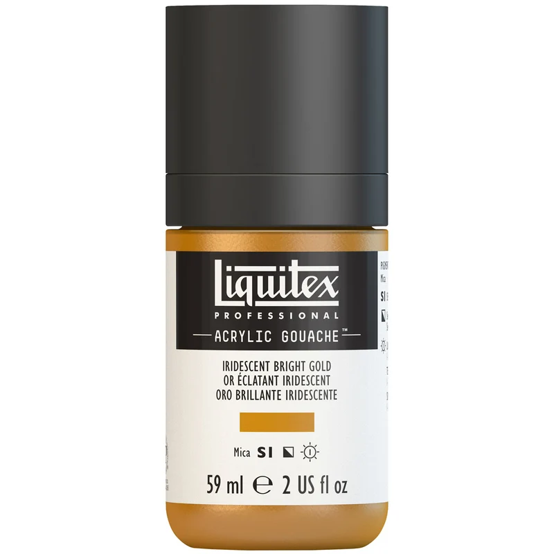 Liquitex - Acrylic Gouache 59ml S1 - Iridescent Bright Gold