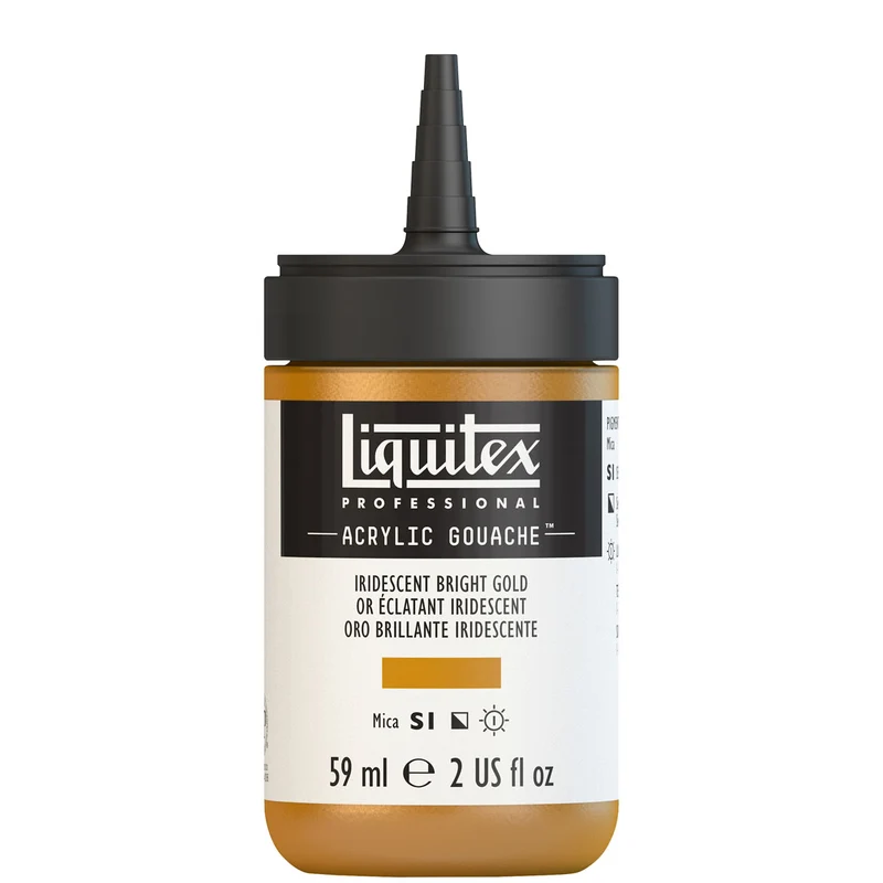 Liquitex - Acrylic Gouache 59ml S1 - Iridescent Bright Gold