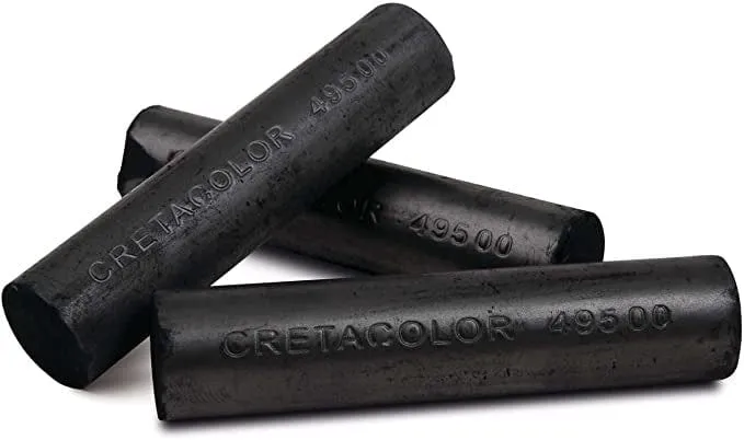 Cretacolor Chunky Charcoal Pack 3